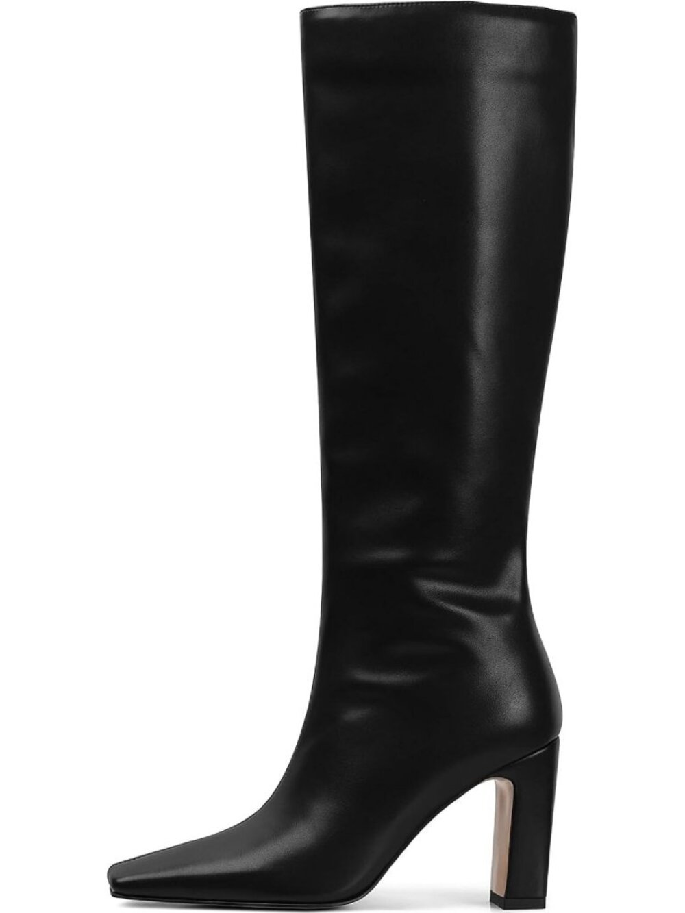 Chic Knee High Boots for Women | Square Toe, Chunky Heel, Classic Style